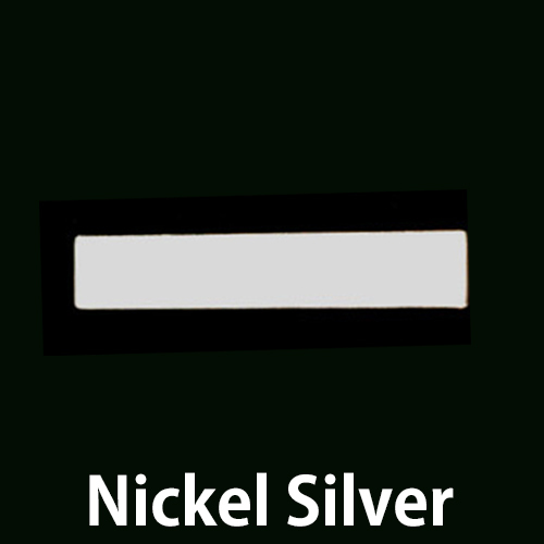 Metal Stamping Blanks Nickel Silver Rectangle Bar, 30.5mm (1.20") x 5mm (.20"), 20g